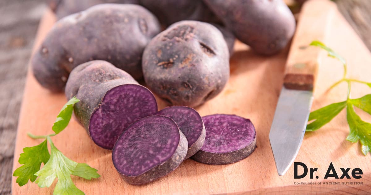 Pommes de terre violettes chargées d'antioxydants: le glucide sain et polyvalent