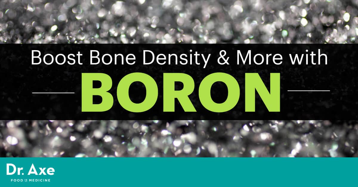Utilisations du bore – Augmente la densité osseuse et bien plus encore